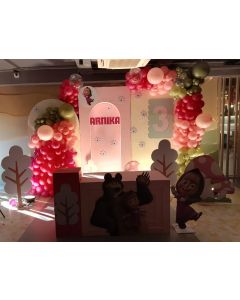 Miraculous Masha & Bear Theme Decoration
