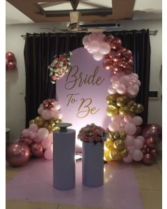 Floral Elegance Bride to Be Decoration