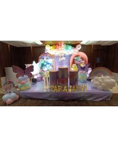 Magical Unicorn & Fluttering Butterflies Theme Decor
