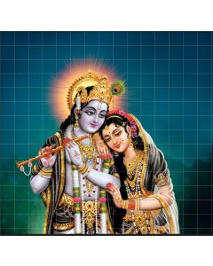 Glittering Radha Krishna