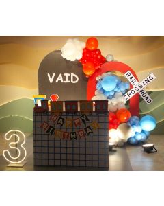 Railroad Crossing Theme Decor