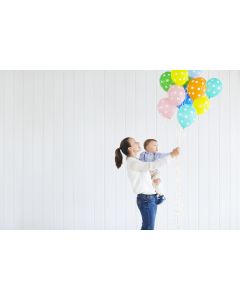 Polka Dot Helium Balloons Bunch