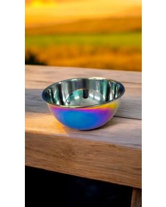 Rainbow PVD Coated Baby Feeding/Soup Bowl – FDA Approved, Eco-Friendly