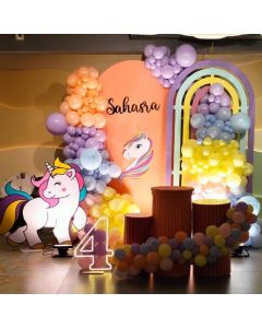 Unicorn Dreams Balloon Setup