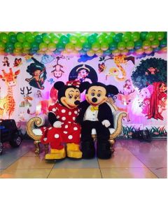 Live Cartoon Character Welcome Dolls in parties