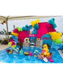 Pool party decorations
