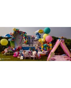 Pool party decorations