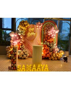 Balloon Cascade Birthday Decoration