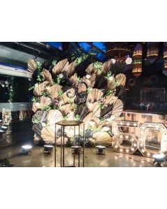 Glamorous Palm Birthday Decoration