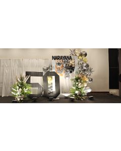 Modern Metallic Birthday Celebration