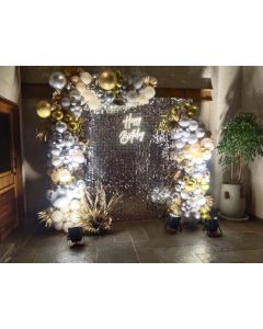 Prodigious Metallic Birthday Decoration