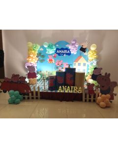 Peppa Pig-Themed Party Setup