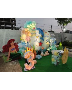 Ariel Theme Birthday Setup