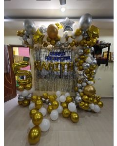 Birthday Sparkle Balloon Arch Decoration