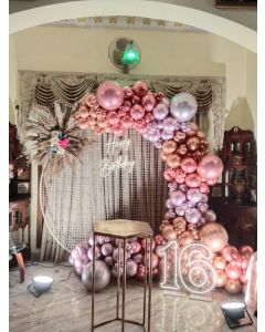 Glamorous Sweet Balloon Arch Decoration