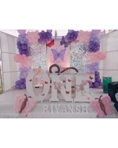 Fabulous Butterfly Theme Birthday Decoration