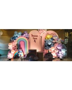 Rainbow Unicorn Dreamland Birthday Decoration