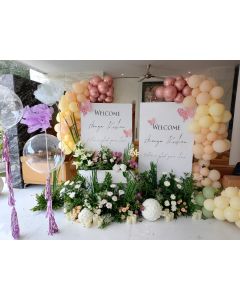 Ananya’s Floral Oasis Birthday Decoration