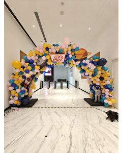 Galactic Gathering Balloon arch Decor 