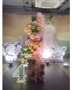 Blush and Green Wilderness Decoration