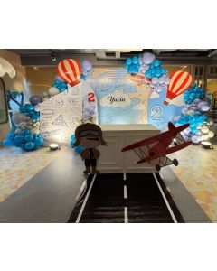 Pulchritudinous Hot Air Theme Birthday Setup