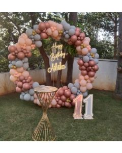 Elegant Outdoor Birthday Backdrop