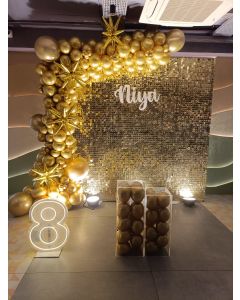 Glittering Balloon Party Decor