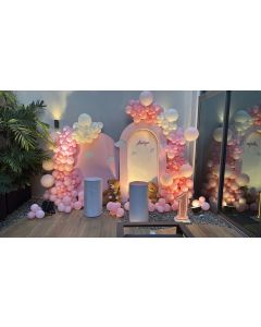 Blush Balloon Bear Birthday Bash
