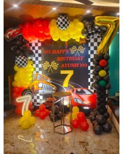Checkered Flag Birthday Zone
