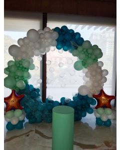 Sea-Themed Balloon Circle Decor