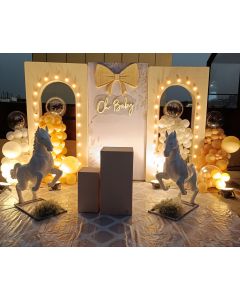 Royal Horse-Themed Baby Shower