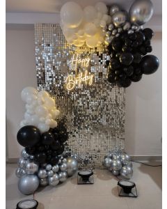 Glamorous Balloon Birthday Backdrop