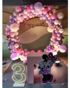 Minnie Mouse Themed Birthday Decor