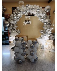 75th Milestone Celebration Setup