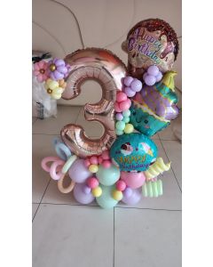 Candyland Birthday Balloon Bouquet