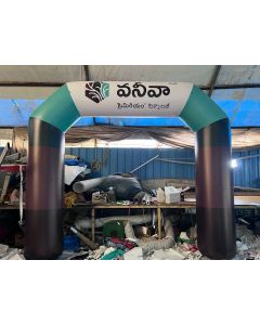 Green & Grey Welcome Arch