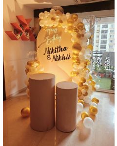 Fascinating Birthday Backdrop Setup