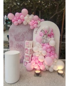 The Whimsical Bunny Baby Shower Setup
