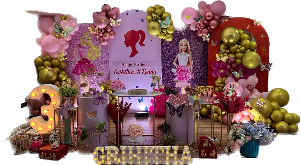 Barbie Birthday Decoration  Barbie party decorations, Barbie decorations,  Barbie birthday party